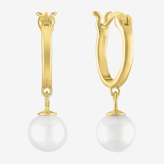 Diamond Addiction (G-H / Si2-I1) Womens Diamond Accent Lab Grown White Diamond Cultured Freshwater Pearl 14K Gold Over Silver Sterling Silver Evil Eye 2-pc. Jewelry Set
