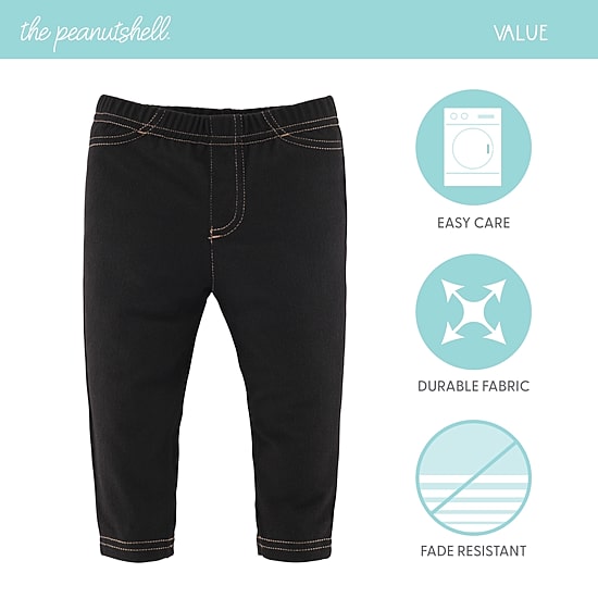 The Peanutshell Baby Unisex Mid Rise Slim Regular Fit Pull-On Pant