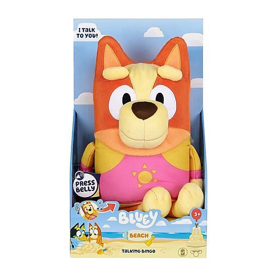 Bluey Beach Bingo Talking Plush