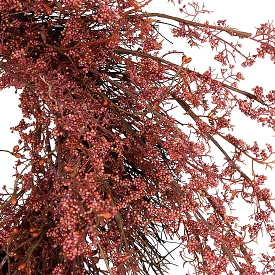 Northlight 24in Autumn Harvest Burgundy Berry Artificial Wreath