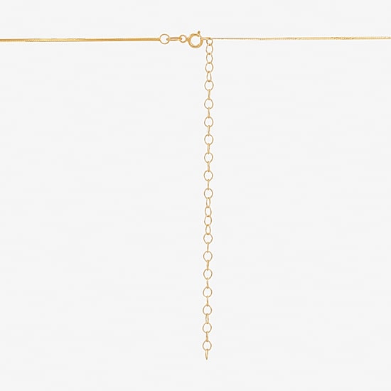 Made in Italy 14K Gold 16 - 18 Inch Solid Herringbone Chain Necklace
