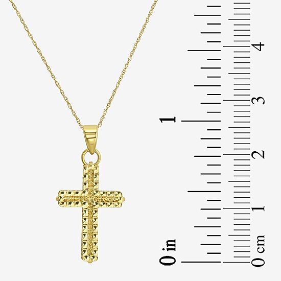 Womens 14K Gold Cross 2-pc. Jewelry Set
