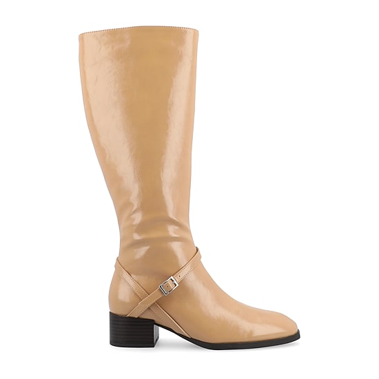 Journee Collection Womens Rhianah Stacked Heel Dress Boots