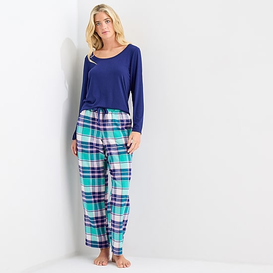 Sleep Chic Womens Flannel Pajama Pants