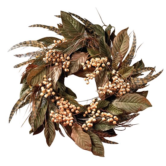 Nearly Natural 24in Wreath