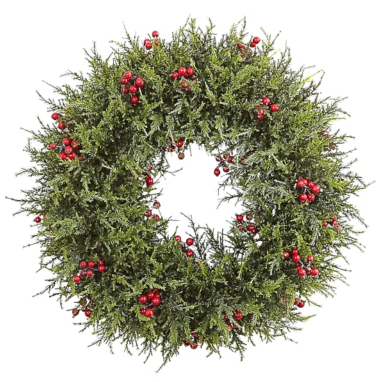 Nearly Natural 20in Wreath