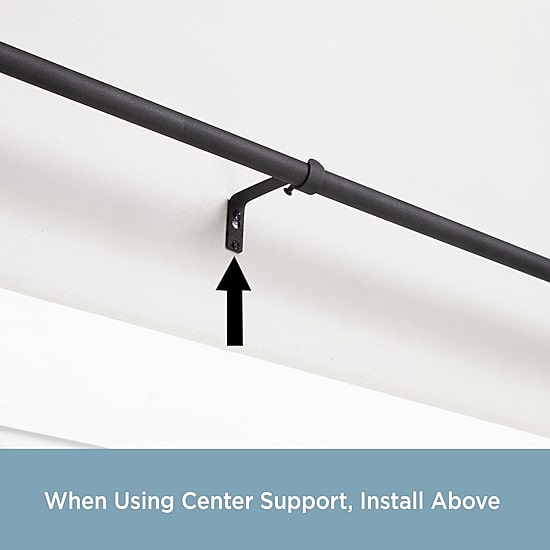 Kenney Bronn Industrial Pipe 3/4 IN Adjustable Curtain Rod