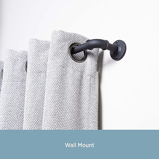 Kenney Bronn Industrial Pipe 3/4 IN Adjustable Curtain Rod
