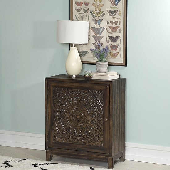 Linon Gristmill Living Room Collection Accent Cabinet