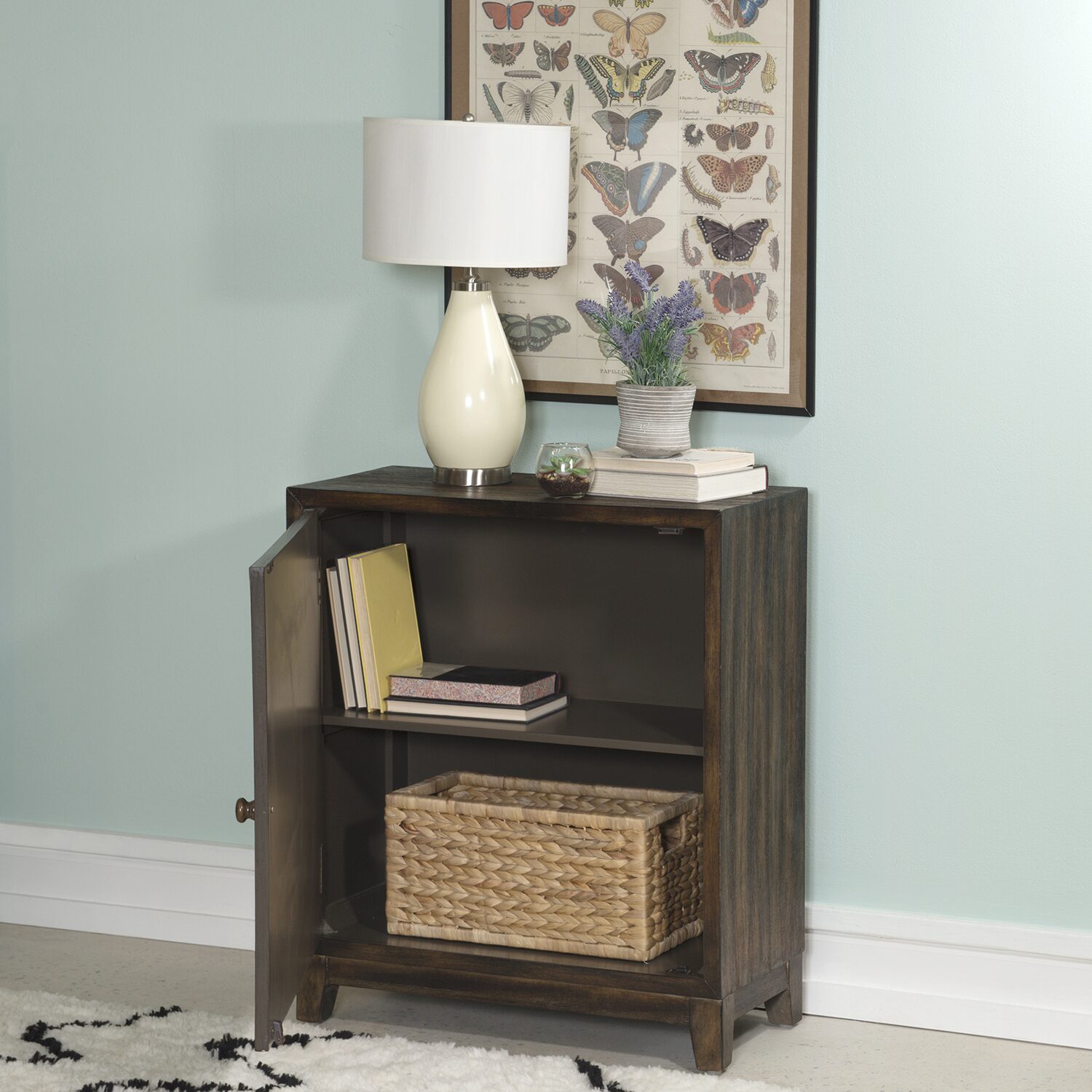 Linon Gristmill Living Room Collection Accent Cabinet