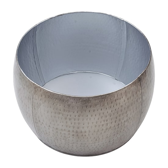 Kirkglen Metal Storage Drum Accent Table