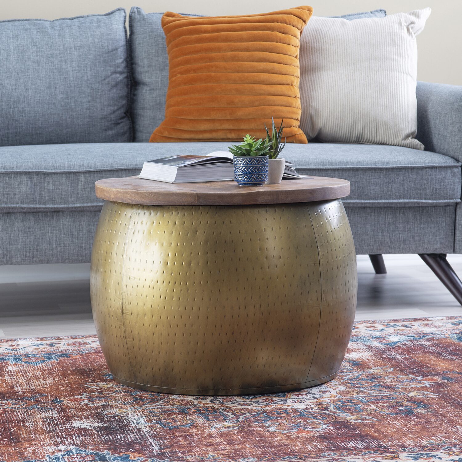Linon Kirkglen Living Room Collection End Table
