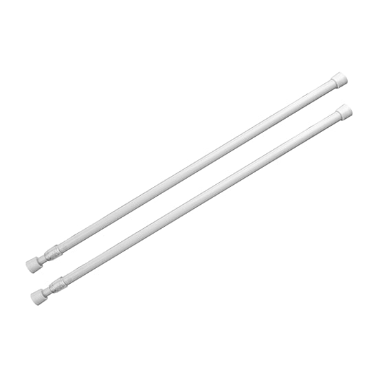Rod Desyne 2pk 1/3" Round Tension Curtain Rod