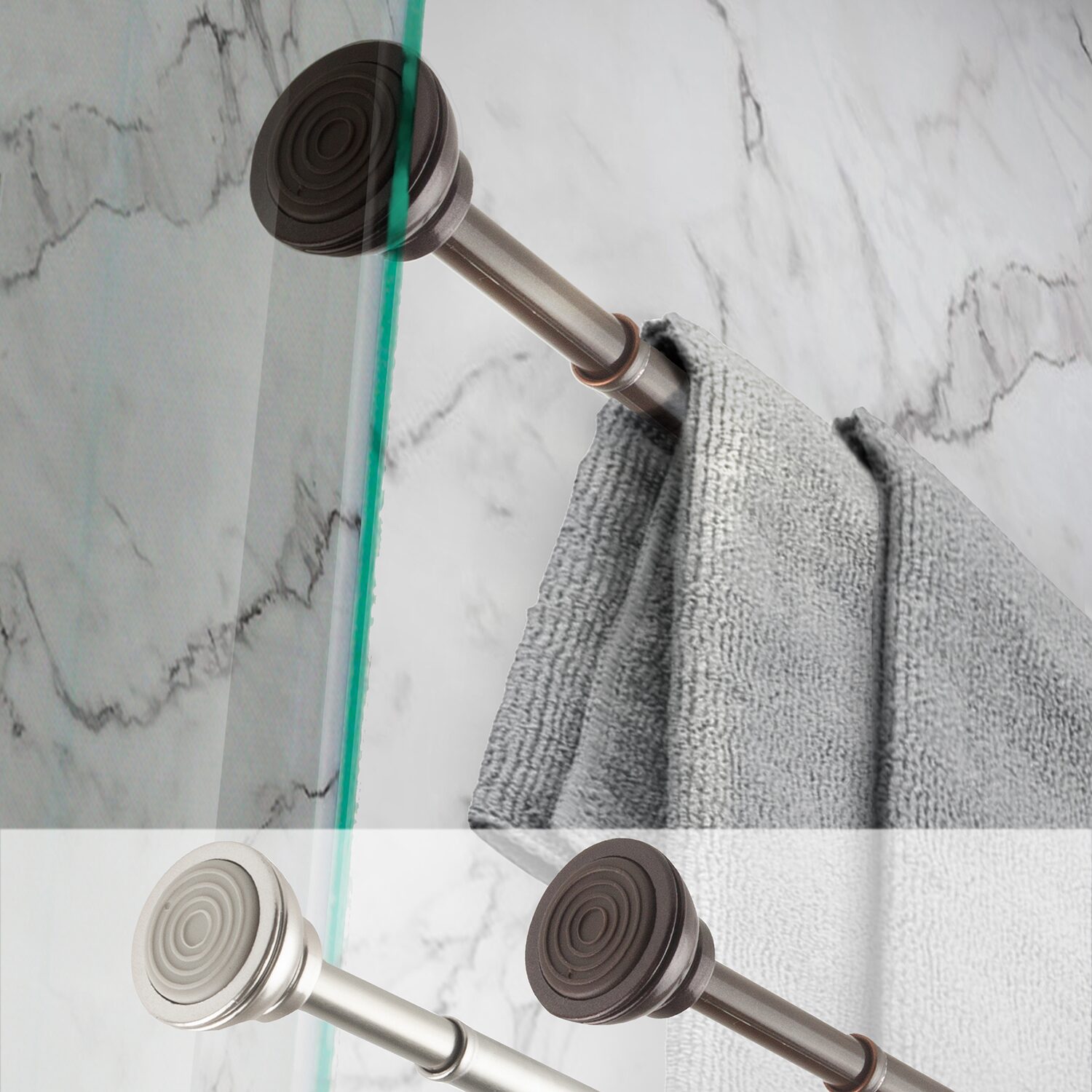 Rod Desyne Decorative 7/16 Tension Curtain