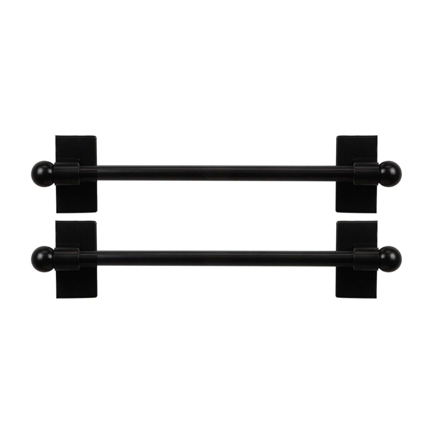 Rod Desyne 2pk Self Adhesive 7/16 Adjustable Curtain