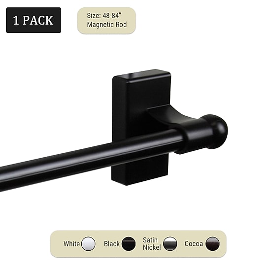 Rod Desyne Magnetic 7/16 IN Adjustable Curtain Rod