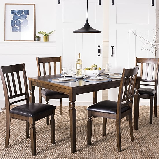 Safavieh Kodiak Kitchen And Dining Room Collection 5-pc. Rectangular Dining Set