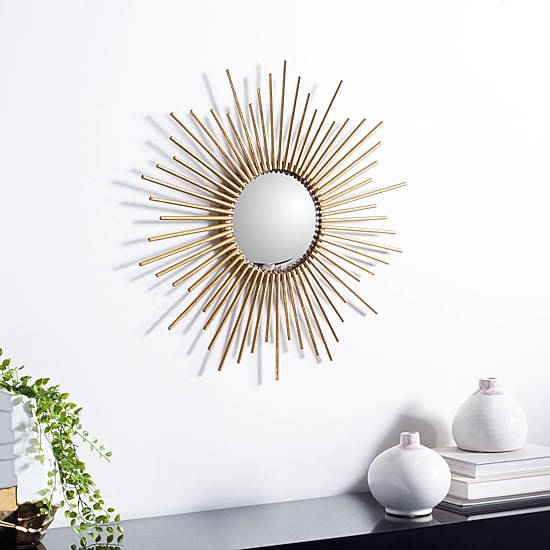 Safavieh Rosaland Wall Mount Round Wall Mirror