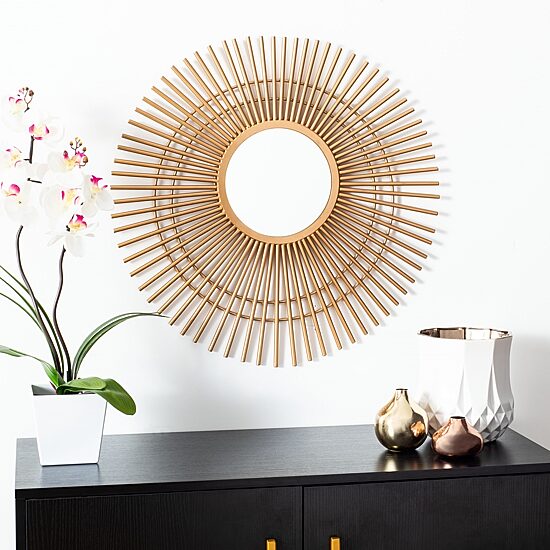 Safavieh Marlit Wall Mount Round Wall Mirror
