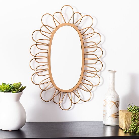 Safavieh Rime Wall Mount Oval Wall Mirror