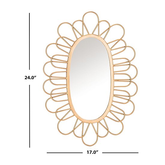 Safavieh Rime Wall Mount Oval Wall Mirror