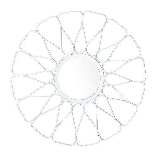 Safavieh Luck Wall Mount Round Wall Mirror, One Size, Silver