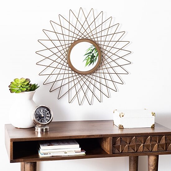 Safavieh Bilsons Wall Mount Round Wall Mirror