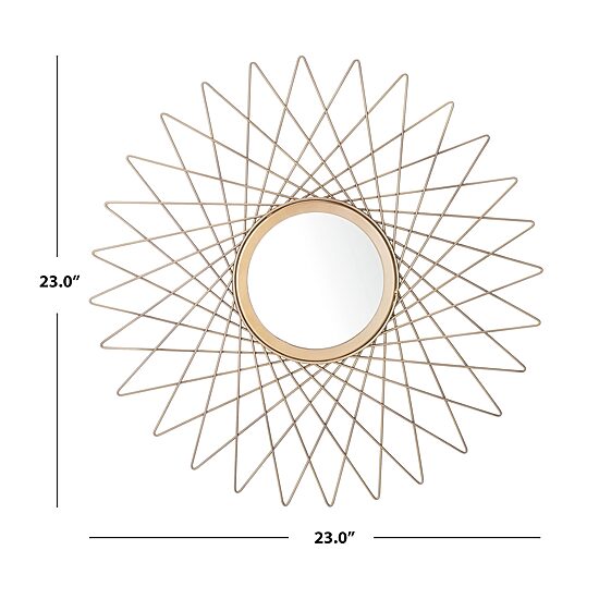 Safavieh Bilsons Wall Mount Round Wall Mirror