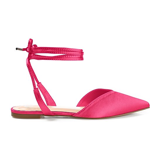 Journee Collection Theia Womens Pointed Closed Toe Ballet Flats