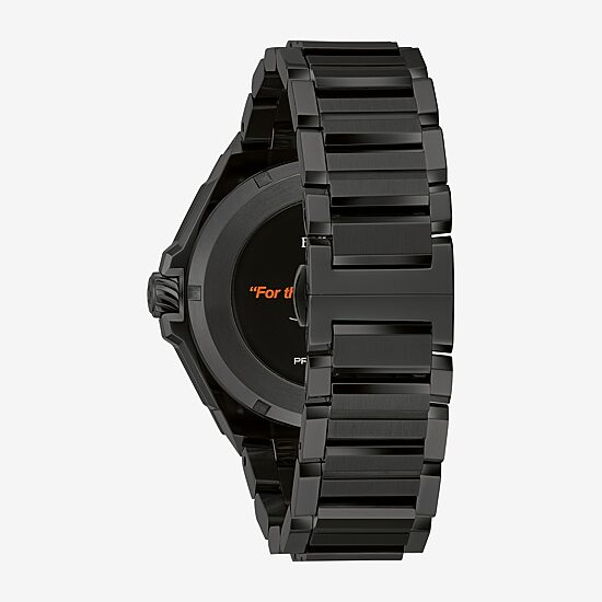 Bulova Marc Anthony Precisionist X Mens Diamond Accent Black Stainless Steel Bracelet Watch 98d183