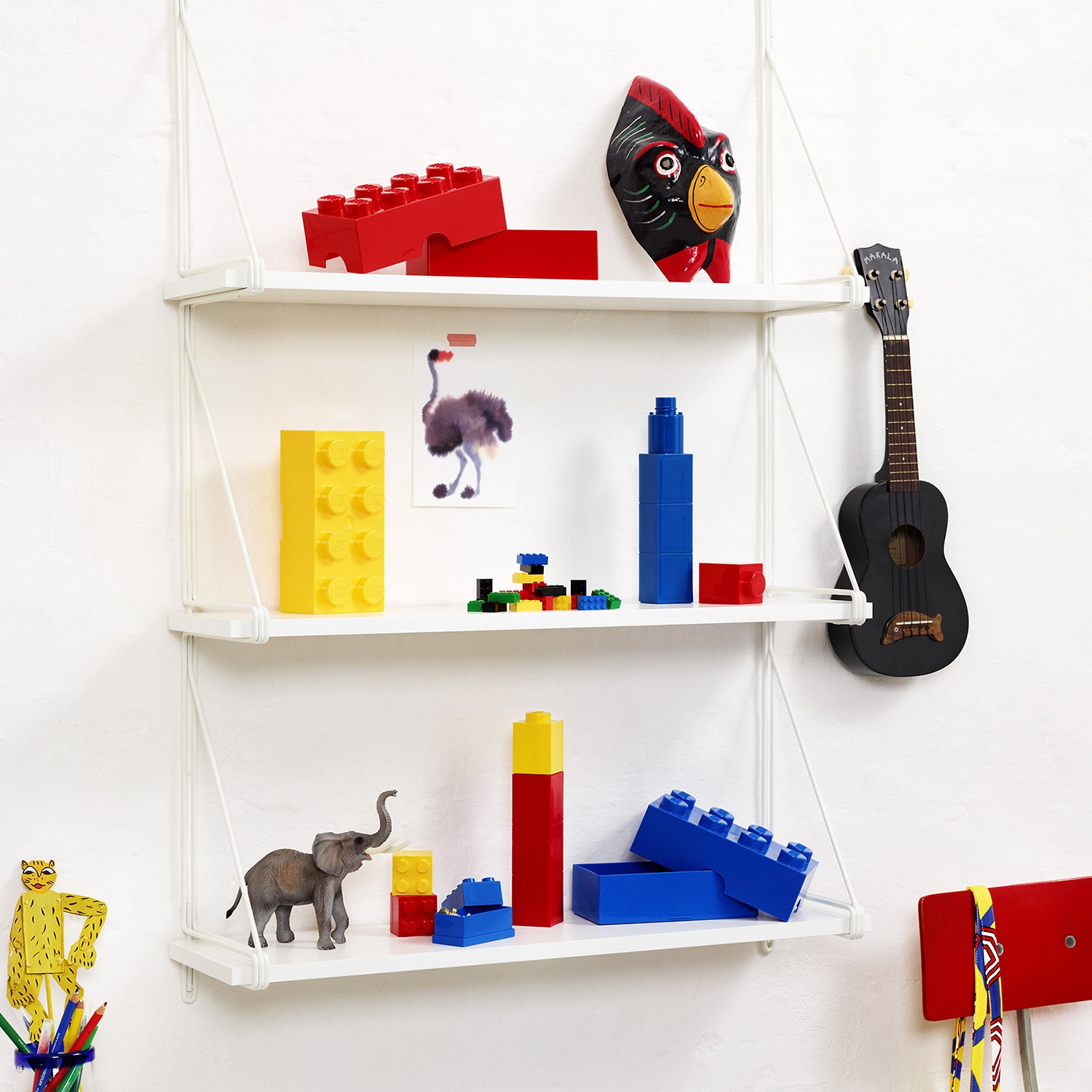 LEGO® Storage Brick 4 Bright Blue Toy Box