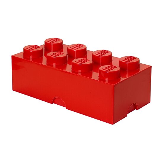 LEGO® Storage Brick 8 Bright Red Toy Box