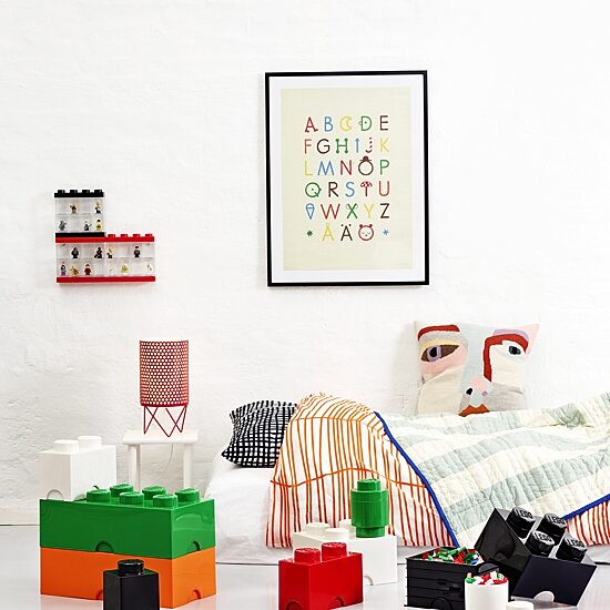 LEGO® Storage Brick 8 Bright Red Toy Box