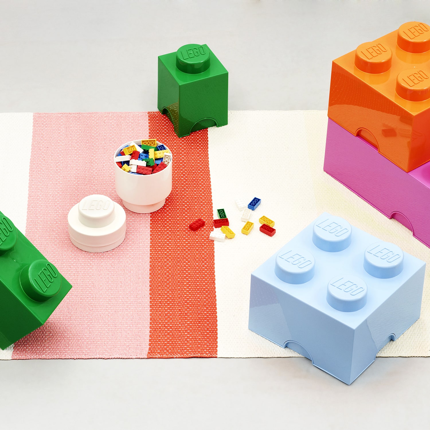 LEGO® Storage Brick 4 Bright Red Toy Box