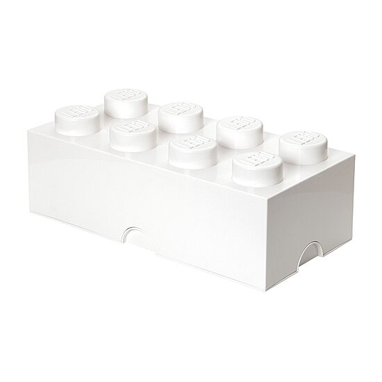 LEGO® Storage Brick 8 White Toy Box