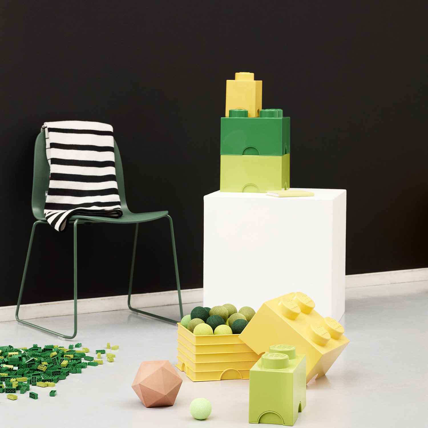 LEGO® Storage Brick 4 Dark Green Toy Box
