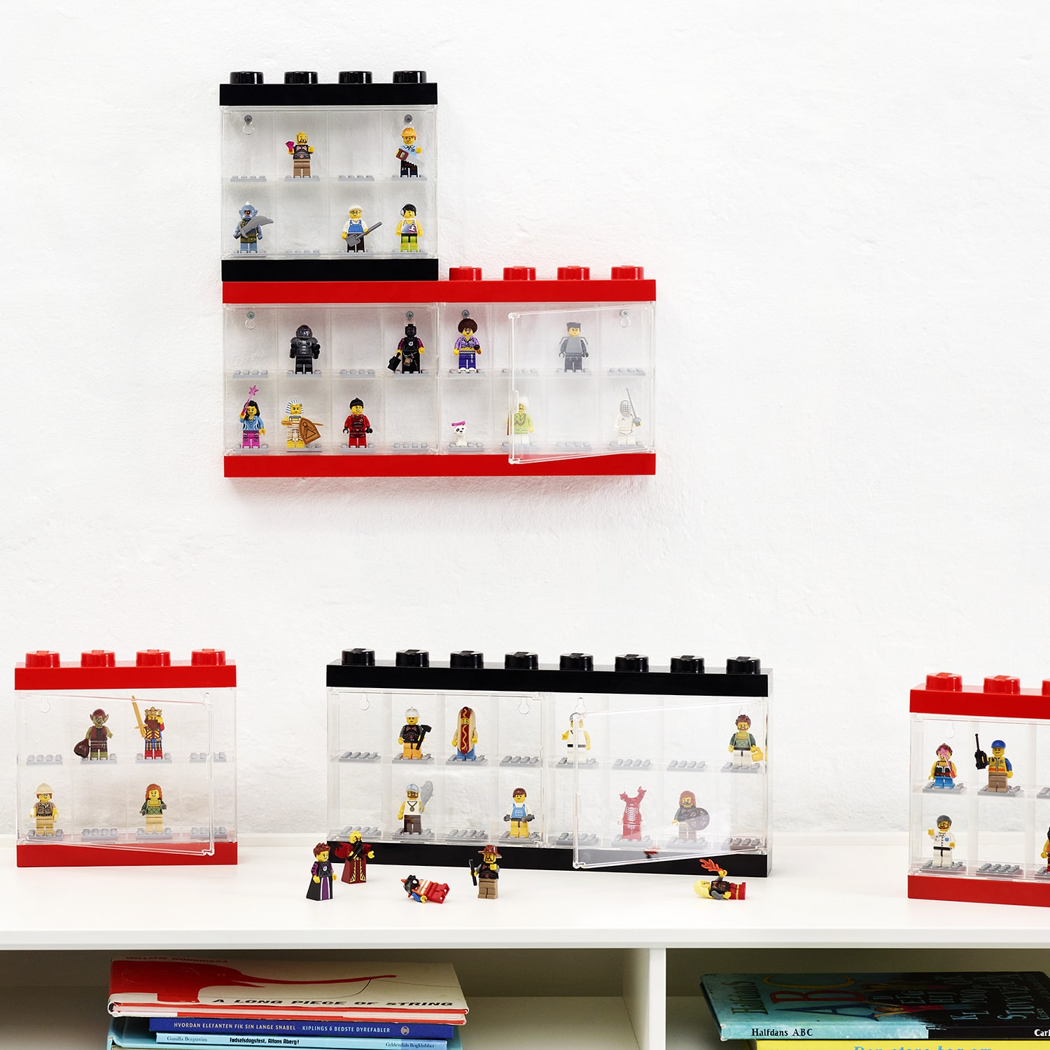 LEGO® Minifigure Display Case 8 Black