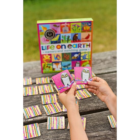 Eeboo Life On Earth Memory And Matching Game Brain Game