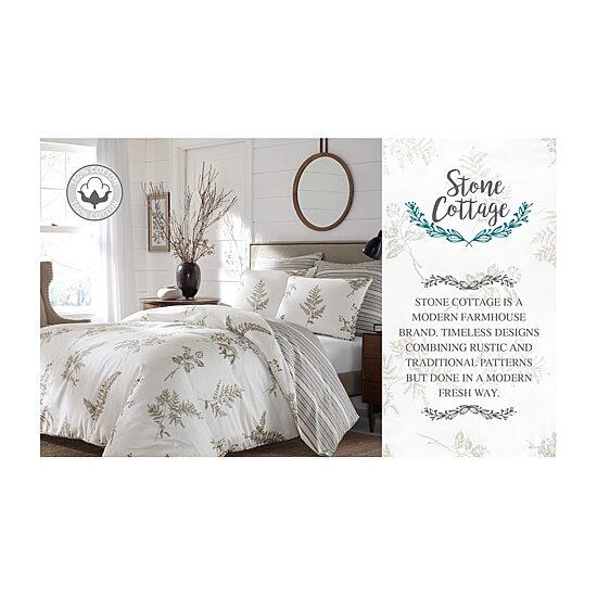 Stone Cottage Cotton Percale Sheet Set