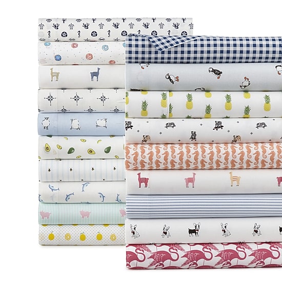 Poppy & Fritz Cotton Peracle Printed Sheet Set