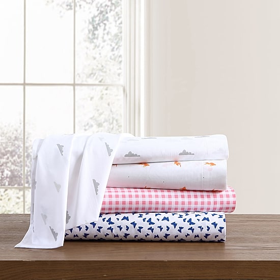 Poppy & Fritz Cotton Peracle Printed Sheet Set