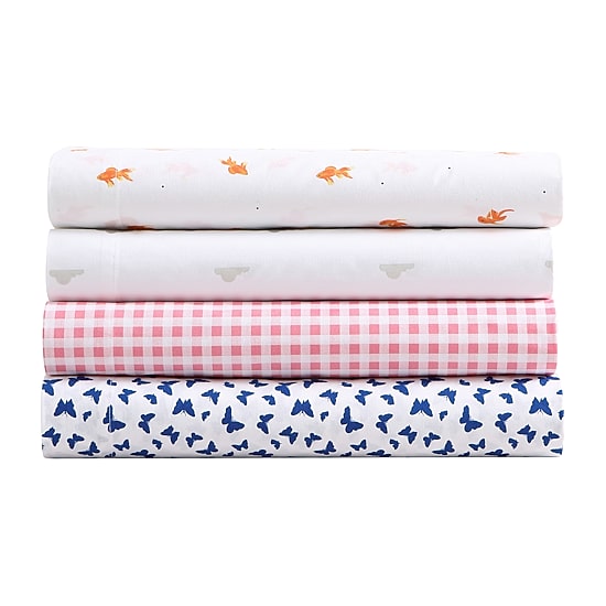 Poppy & Fritz Cotton Peracle Printed Sheet Set