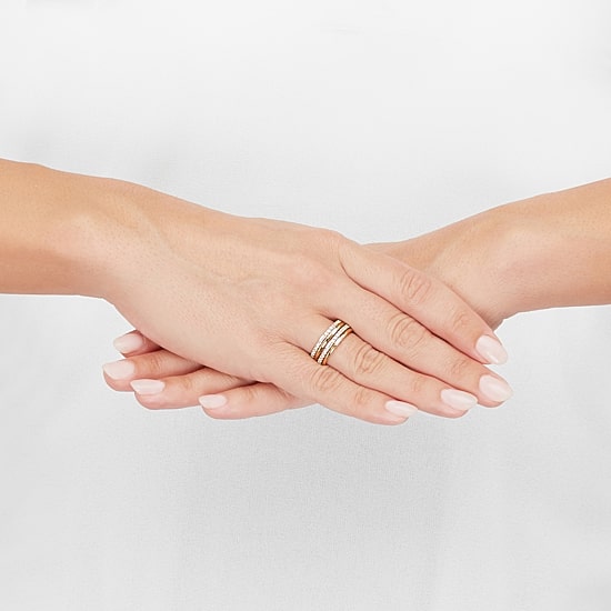 (H-I / Si1-Si2) Womens 2.5MM 1/2 CT. T.W. Lab Grown White Diamond 14K Gold Over Silver Sterling Silver Band