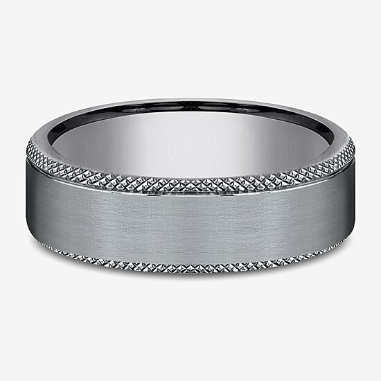 Mens 6.5MM Tantalum Wedding Band