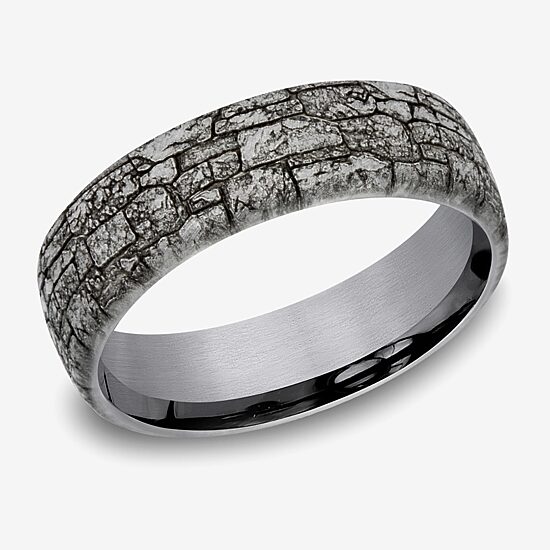 Mens 6.5MM Tantalum Wedding Band