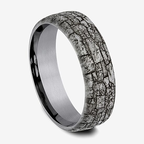 Mens 6.5MM Tantalum Wedding Band