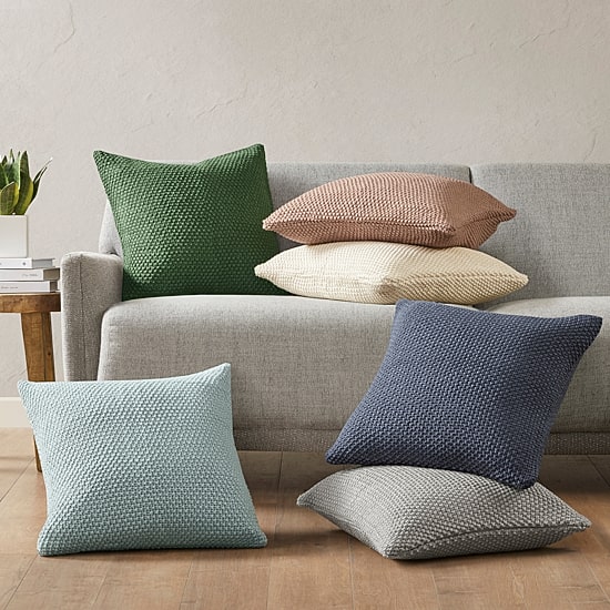 INK + IVY Bree Knit Square Pillow Cover