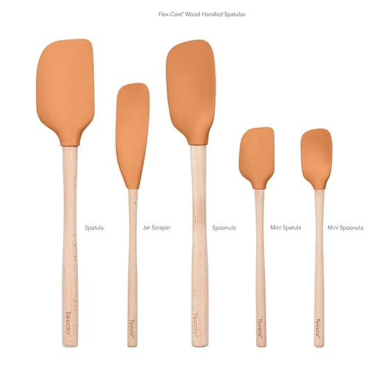 Tovolo Flex-Core Wood Handle 5-pc. Spatula Set