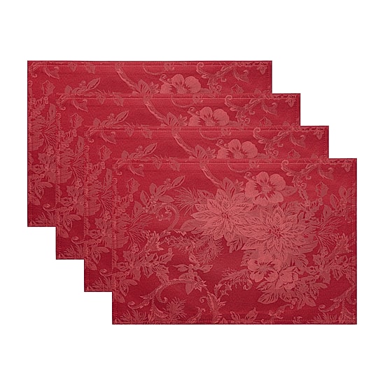 Threadmade Poins Elegance Set 4-pc. Placemat