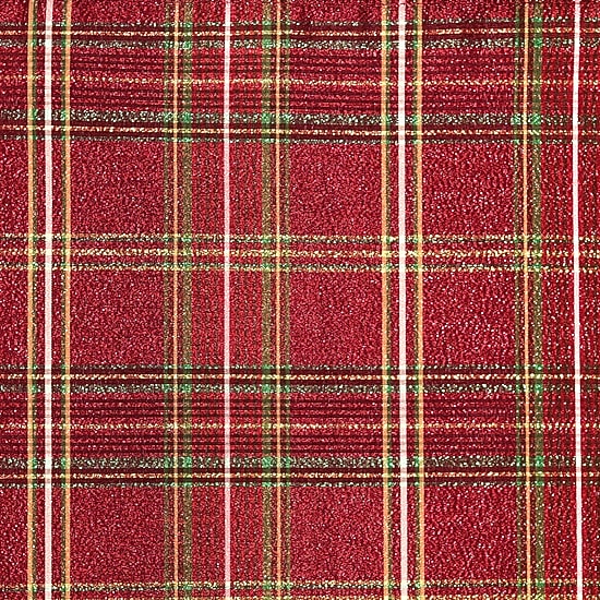 Elrene Home Fashions Shimmering Plaid Tablecloth